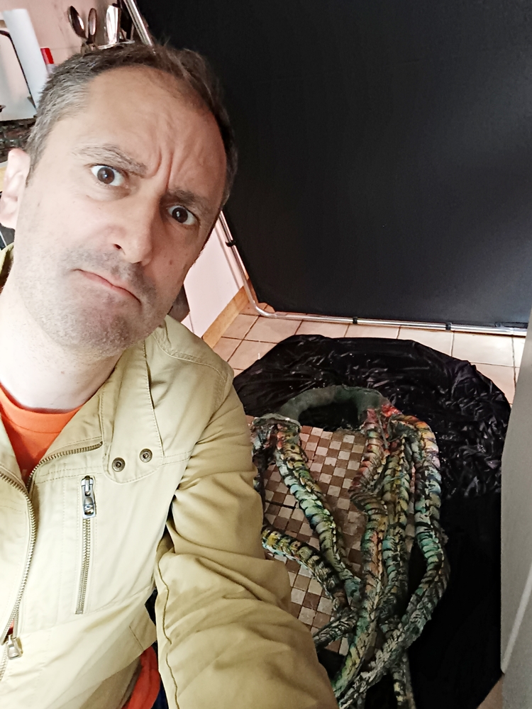 Nathan Head operating The Morgern's tentacles in the original ending